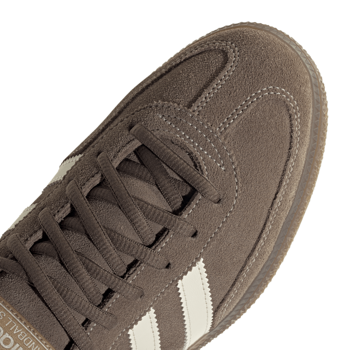 Overkicks - Adidas Handball Spezial Earth Strata Wonder White (KK1153) - detalle lateral interior