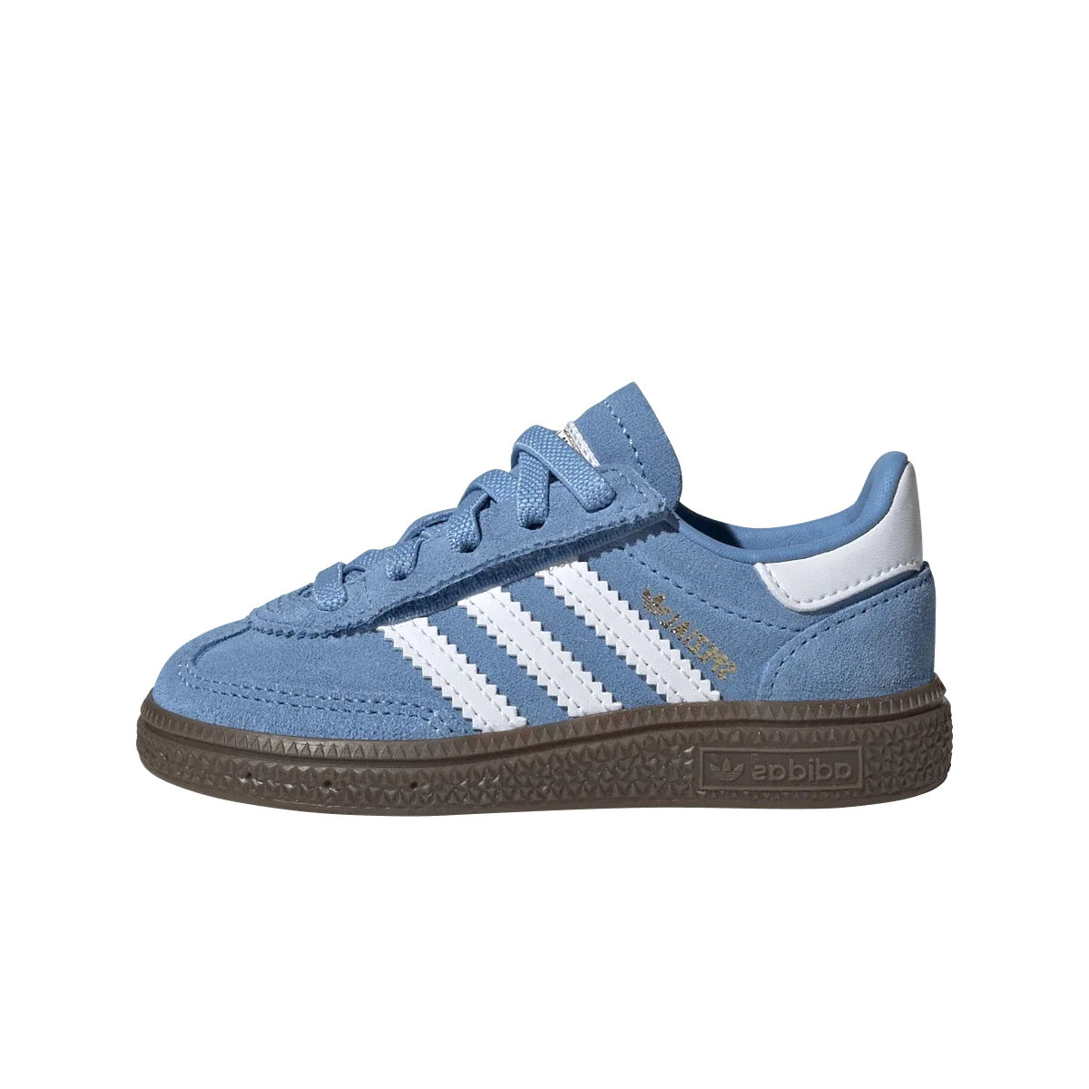 Overkicks - Adidas Handball Spezial Elastic Light Blue Cloud White (TD) (JI2900) - vista lateral