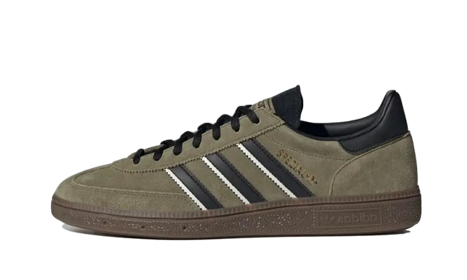 Overkicks - Adidas Handball Spezial Focus Olive Black (IG6183) - vista lateral
