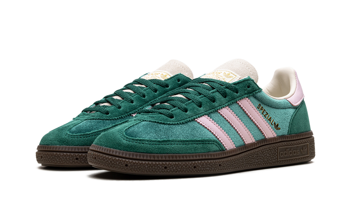 Overkicks - Adidas Handball Spezial Green Pink Velvet (JI2648) - vista trasera