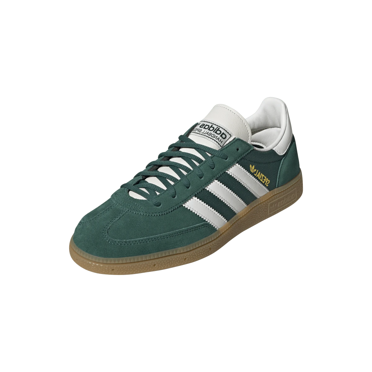 Overkicks - Adidas Handball Spezial Green White Gum (JH5438) - vista trasera