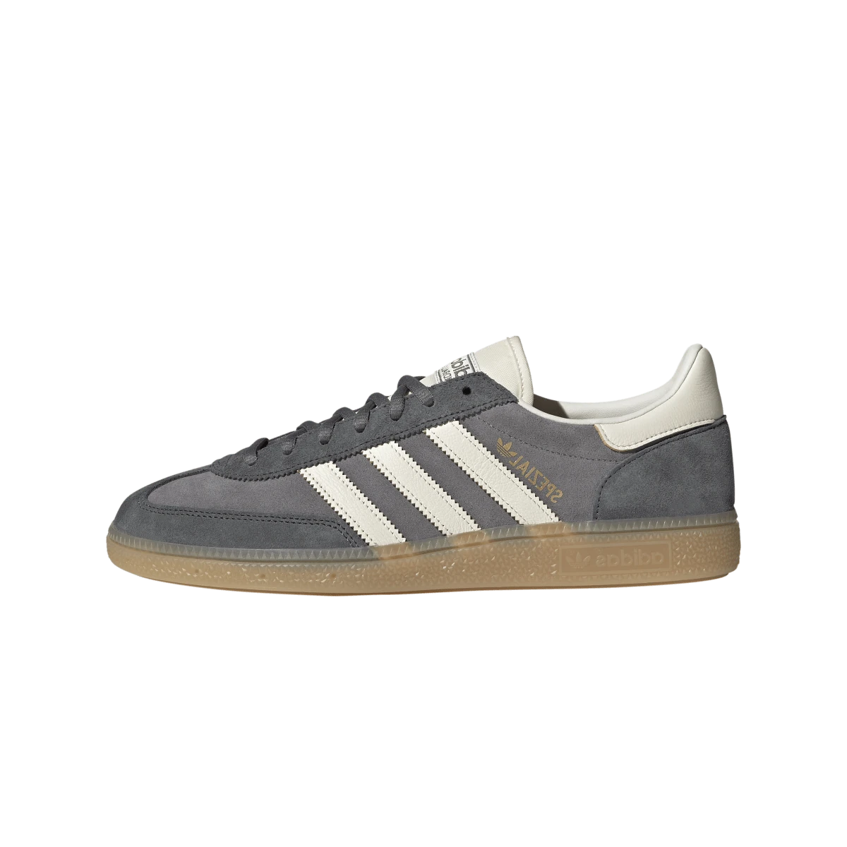 Overkicks - Adidas Handball Spezial Grey Four Off White (IH6588) - vista lateral