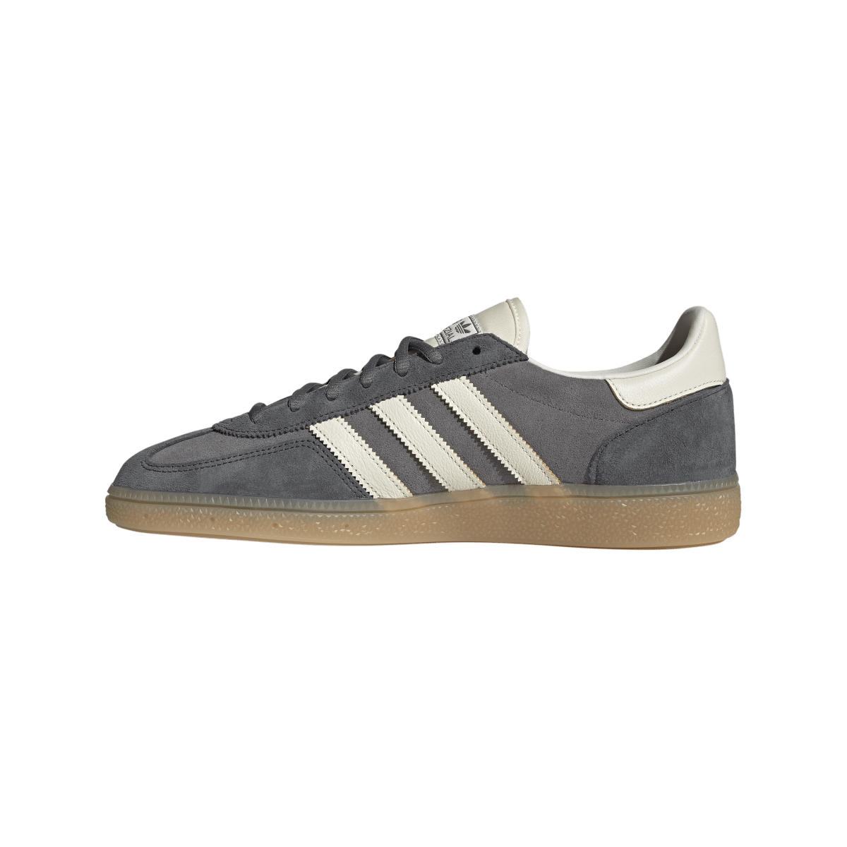 Overkicks - Adidas Handball Spezial Grey Four Off White (IH6588) - detalle talón