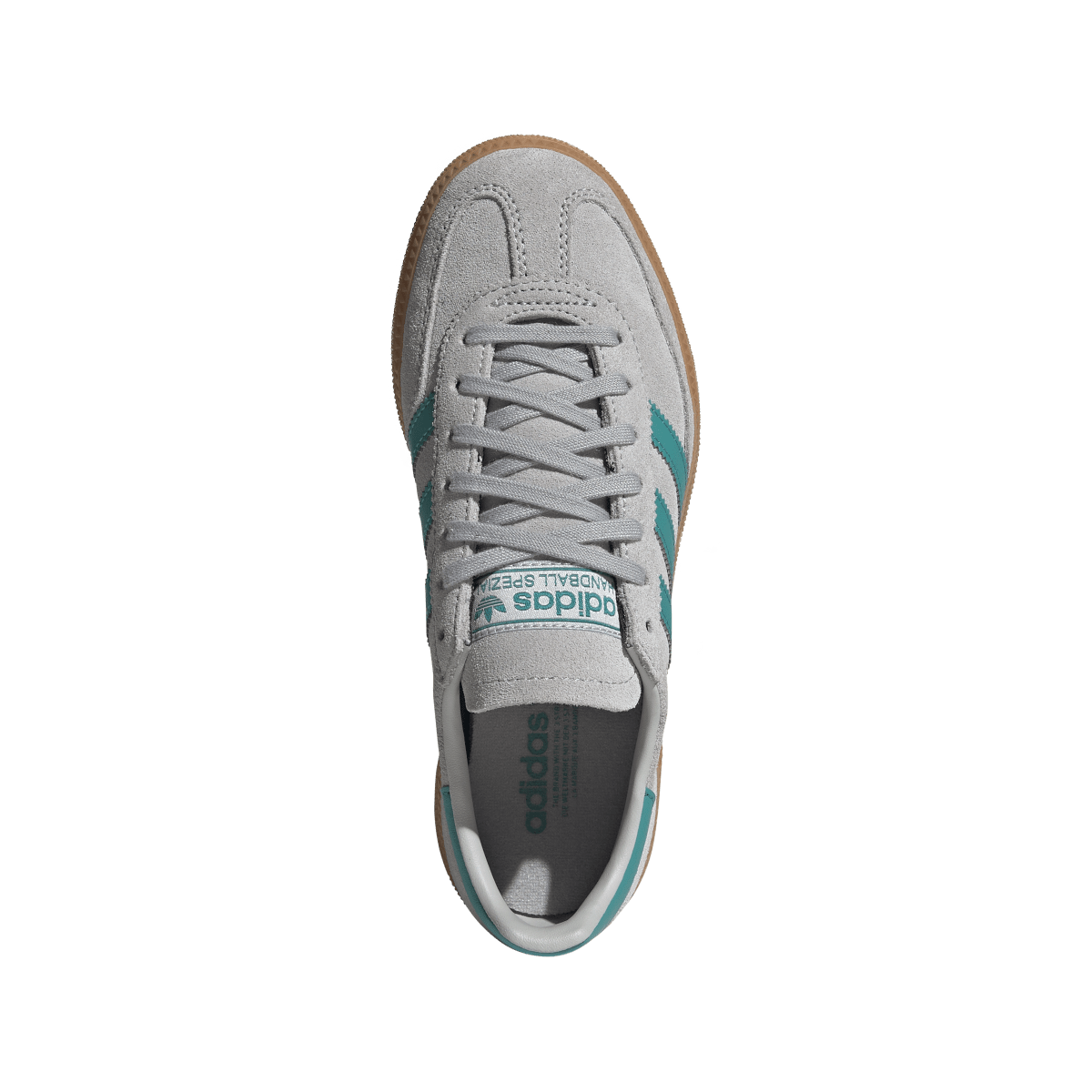 Overkicks - Adidas Handball Spezial Grey Two Pure Teal Gum (JP7997) - par completo