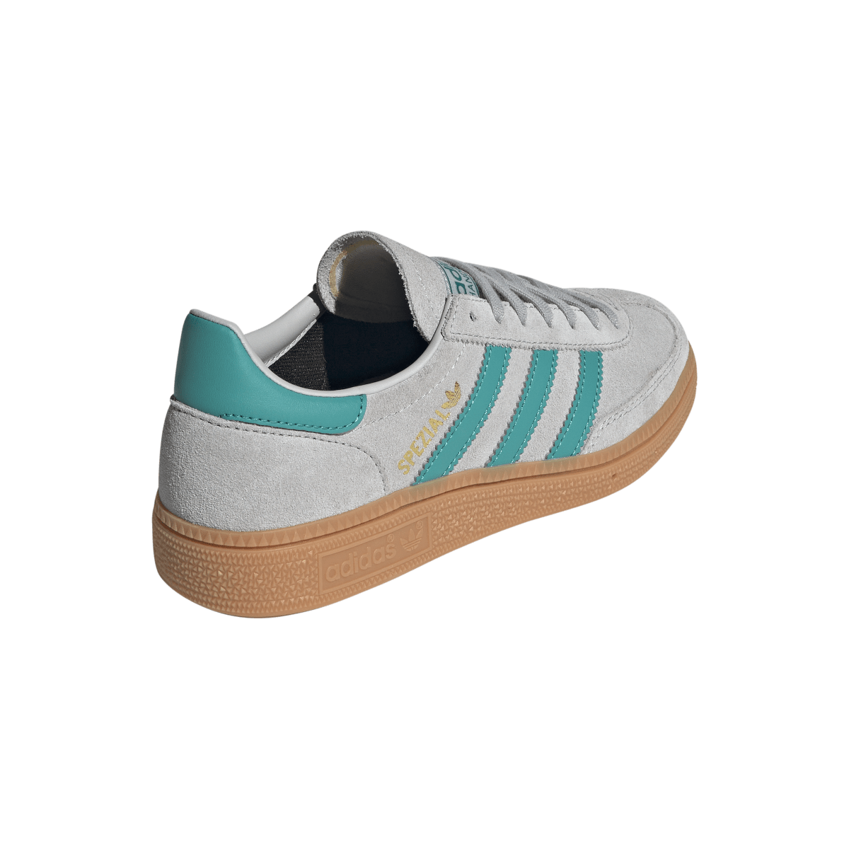 Overkicks - Adidas Handball Spezial Grey Two Pure Teal Gum (JP7997) - vista superior