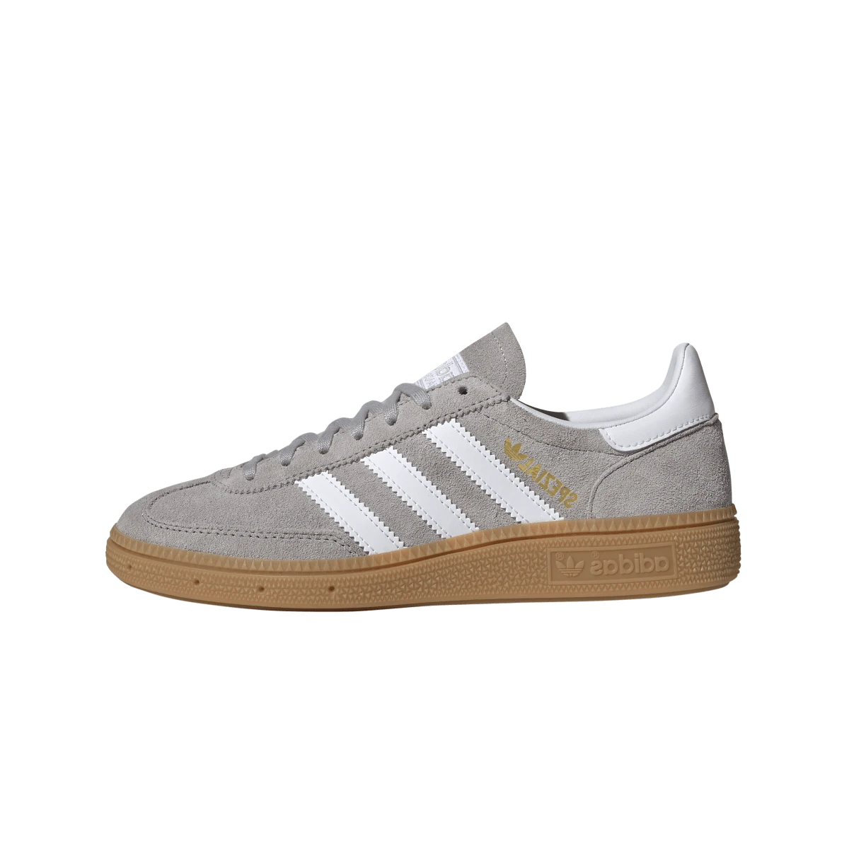 Overkicks - Adidas Handball Spezial Grey Two White Gum (JP9561) - vista lateral