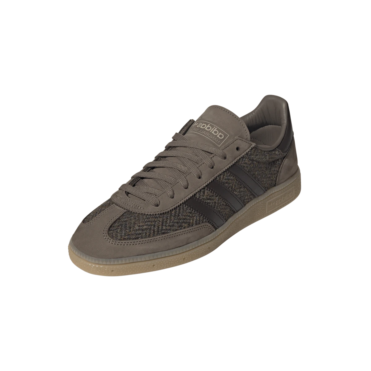 Overkicks - Adidas Handball Spezial Harris Tweed Aurora Coffee (KJ1248) - vista trasera