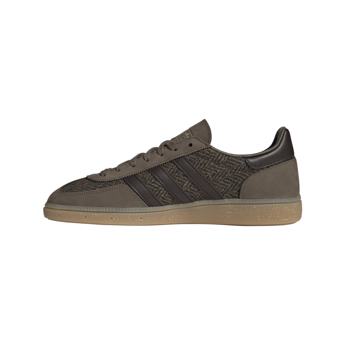 Overkicks - Adidas Handball Spezial Harris Tweed Aurora Coffee (KJ1248) - detalle talón
