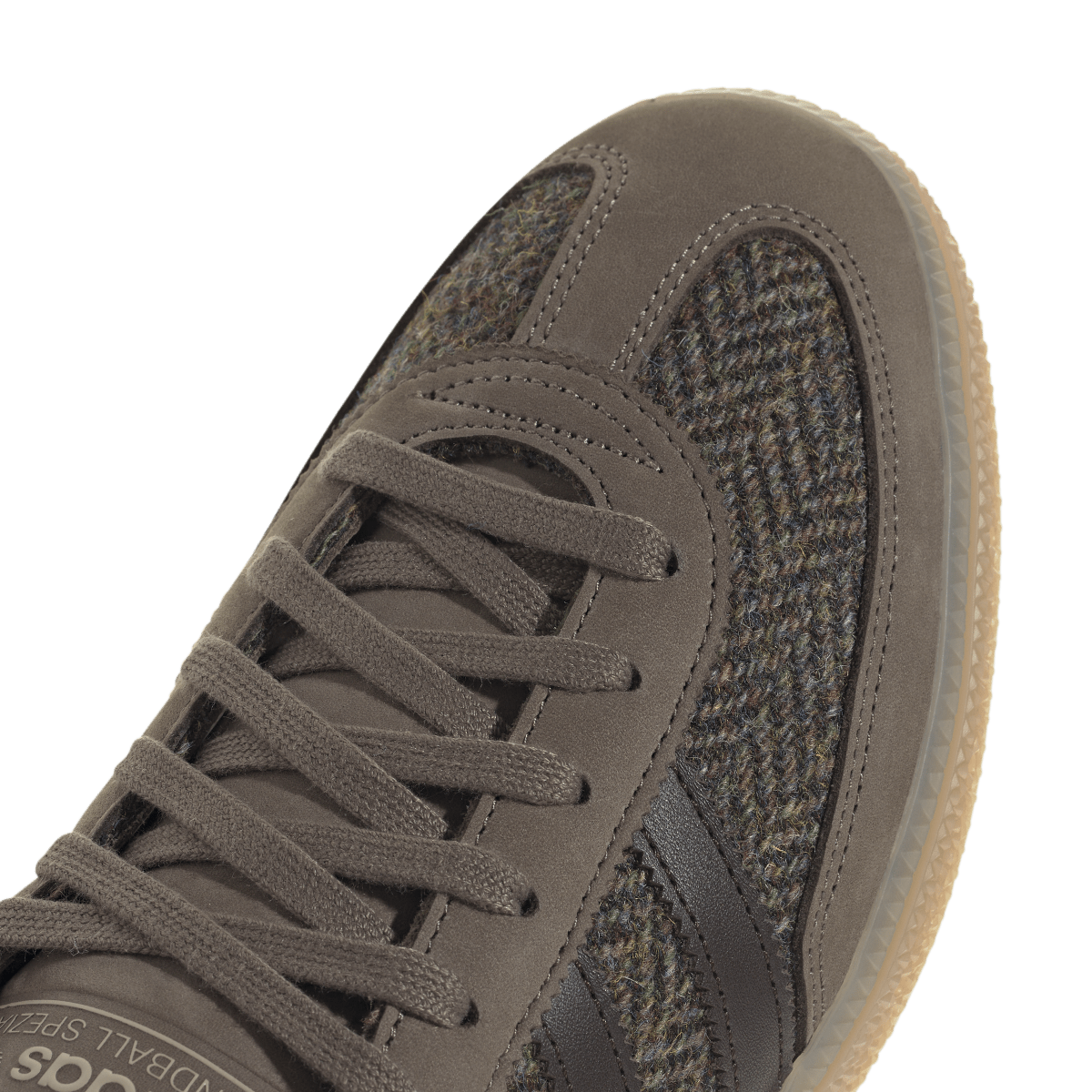 Overkicks - Adidas Handball Spezial Harris Tweed Aurora Coffee (KJ1248) - detalle