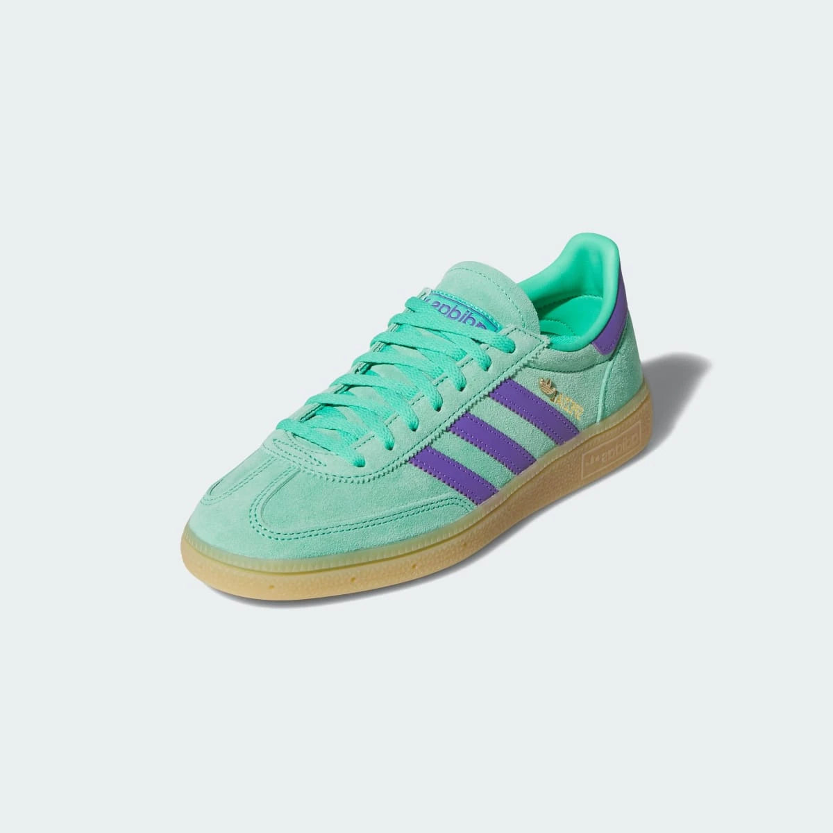 Overkicks - Adidas Handball Spezial Hi-Res Green Purple Rush (IH9212) - vista trasera