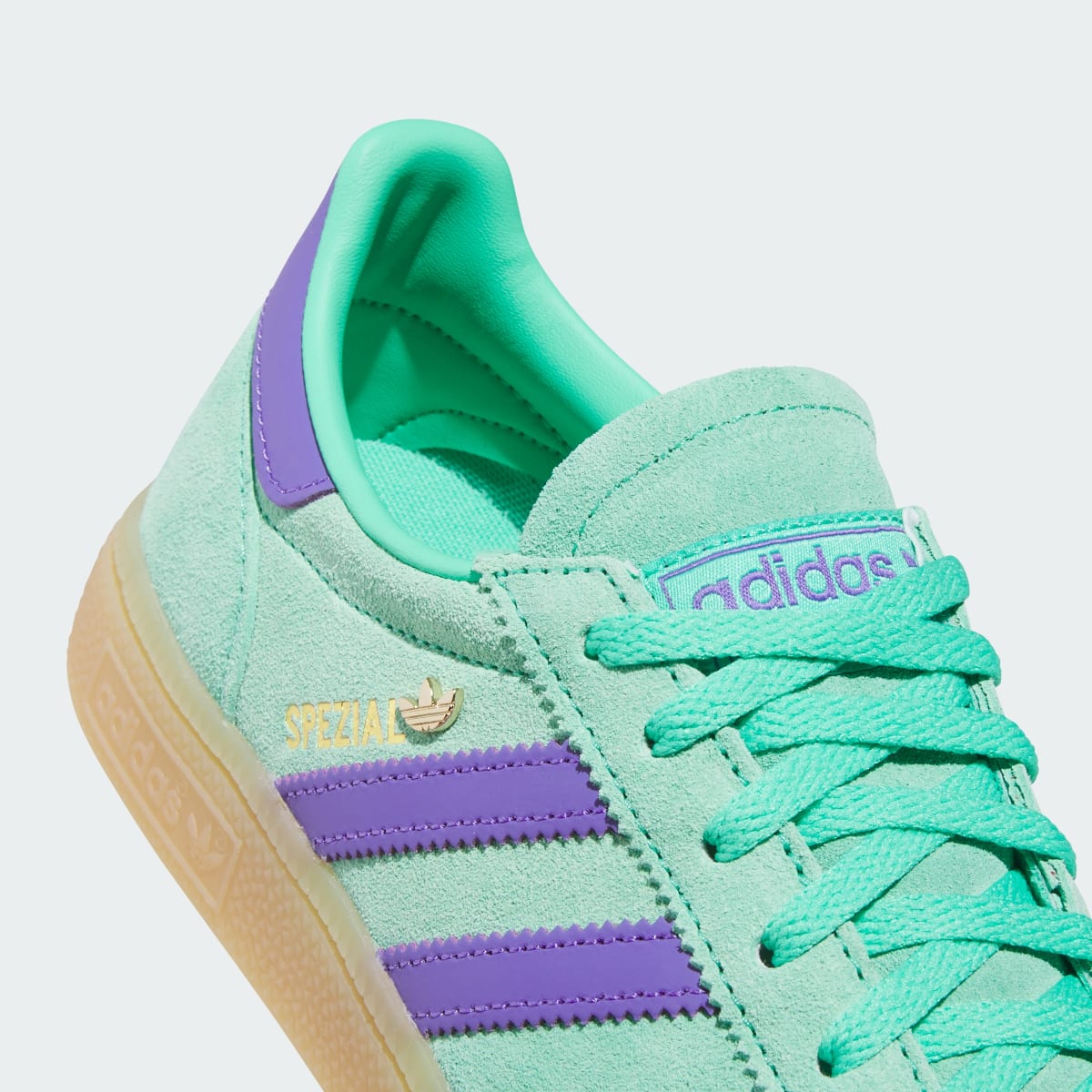 Overkicks - Adidas Handball Spezial Hi-Res Green Purple Rush (IH9212) - detalle