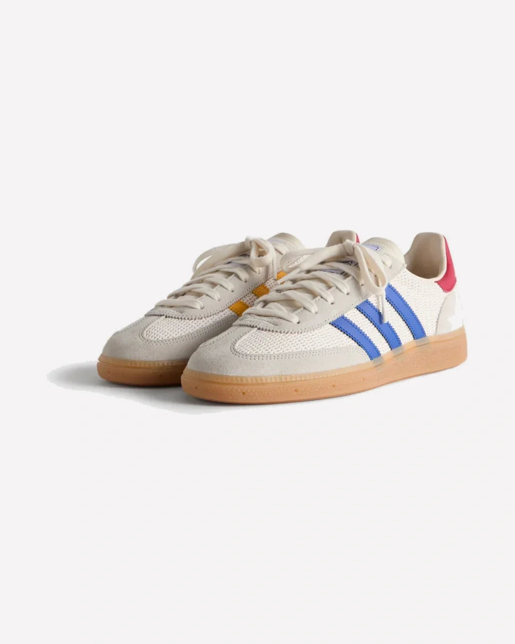 Overkicks - Adidas Handball Spezial Kith x Lionel Messi White Collegiate Royal (KJ2712) - vista lateral