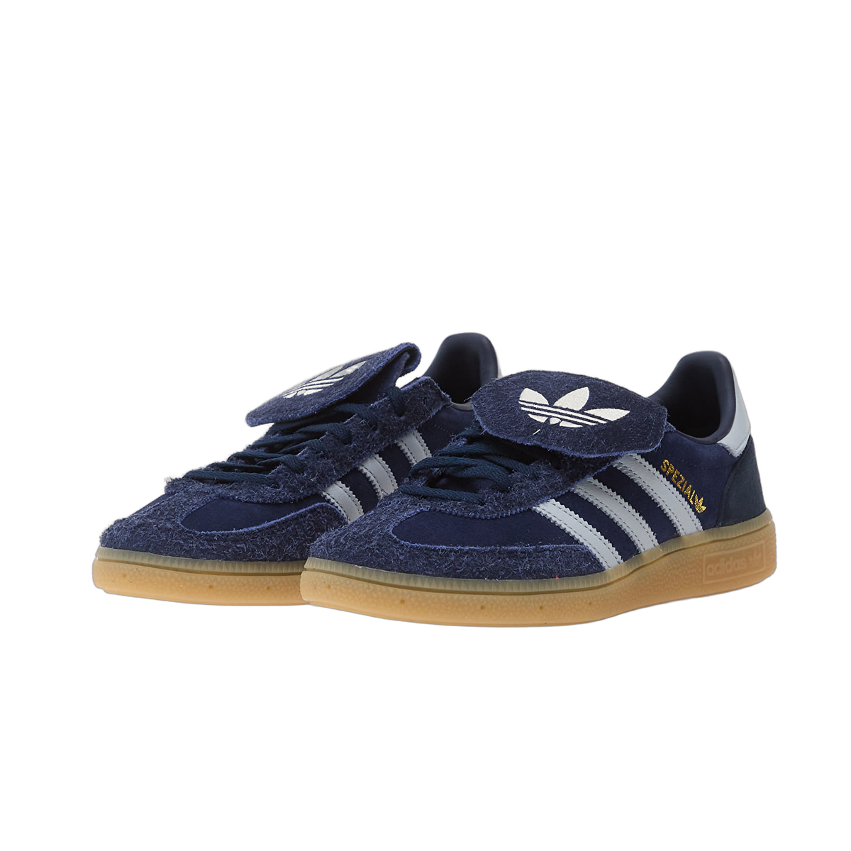 Overkicks - Adidas Handball Spezial LT Dark Blue Crystal Sky (KJ6217) - detalle talón