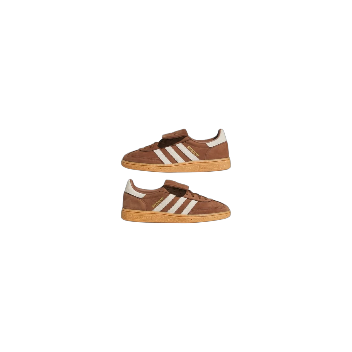 Overkicks - Adidas Handball Spezial LT Preloved Brown Cream White (JR4879) - detalle lateral interior