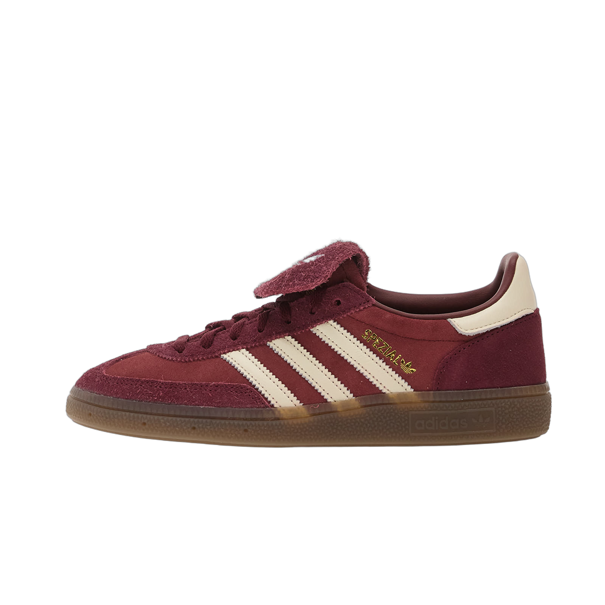 Overkicks - Adidas Handball Spezial LT Shadow Red Off White (KJ6216) - vista lateral