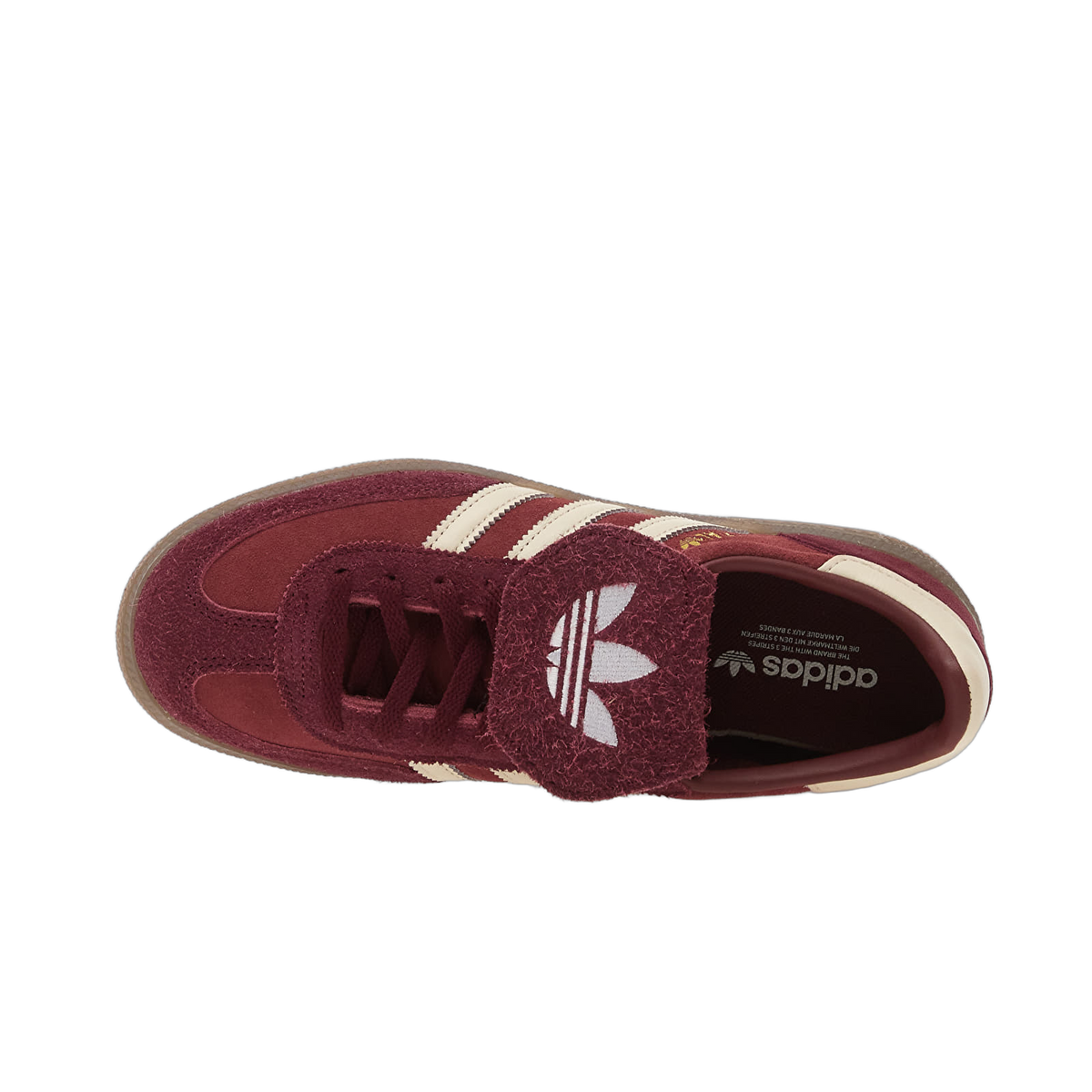 Overkicks - Adidas Handball Spezial LT Shadow Red Off White (KJ6216) - detalle suela