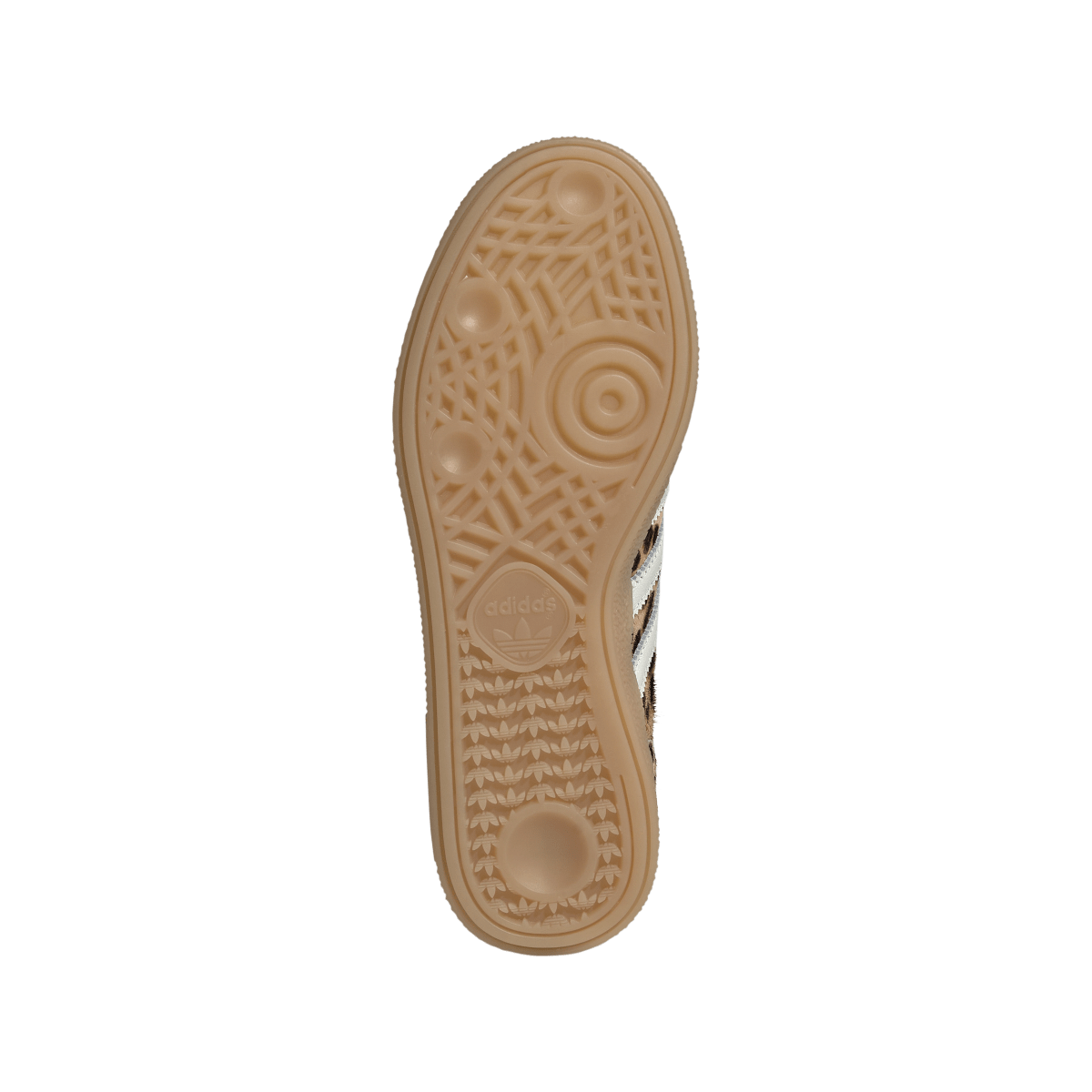 Overkicks - Adidas Handball Spezial Leopard Magic Beige (KI6678) - detalle suela