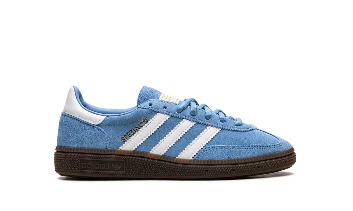 Overkicks - Adidas Handball Spezial Light Blue Cloud White (JI2902) - detalle talón