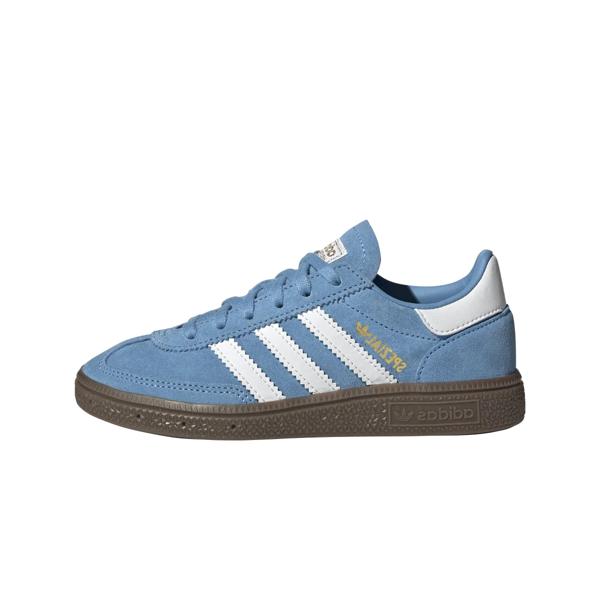Overkicks - Adidas Handball Spezial Light Blue Cloud White (PS) (JI2896) - vista lateral