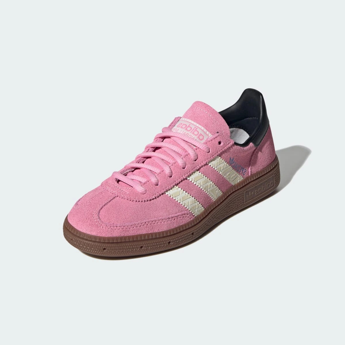 Overkicks - Adidas Handball Spezial Light Pink Black (JP9564) - vista trasera
