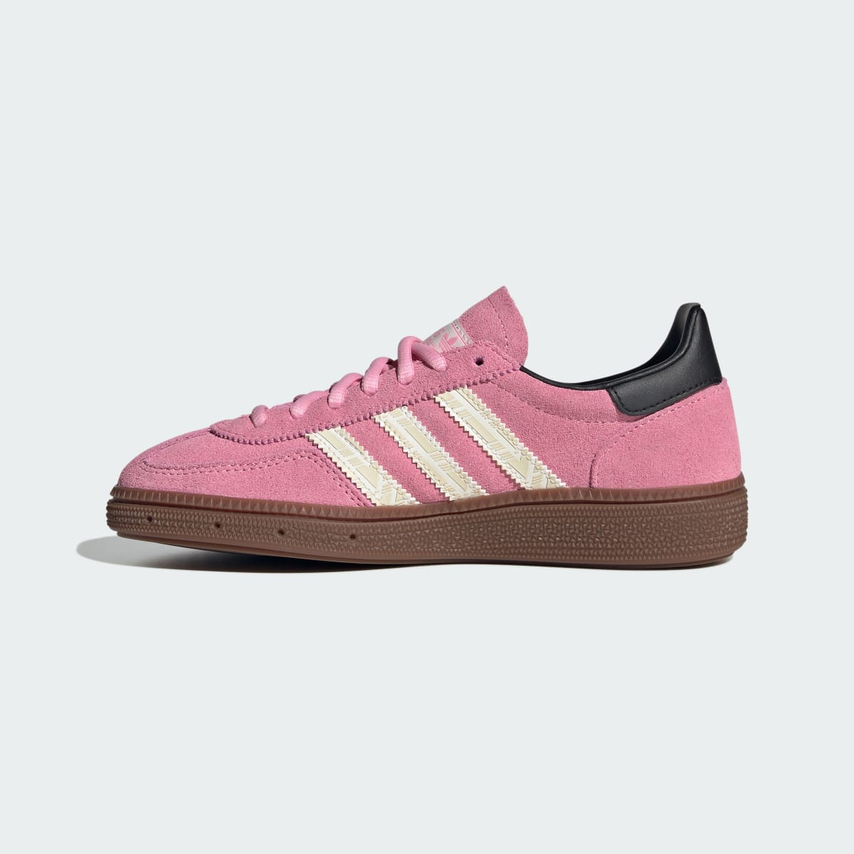 Overkicks - Adidas Handball Spezial Light Pink Black (JP9564) - detalle talón