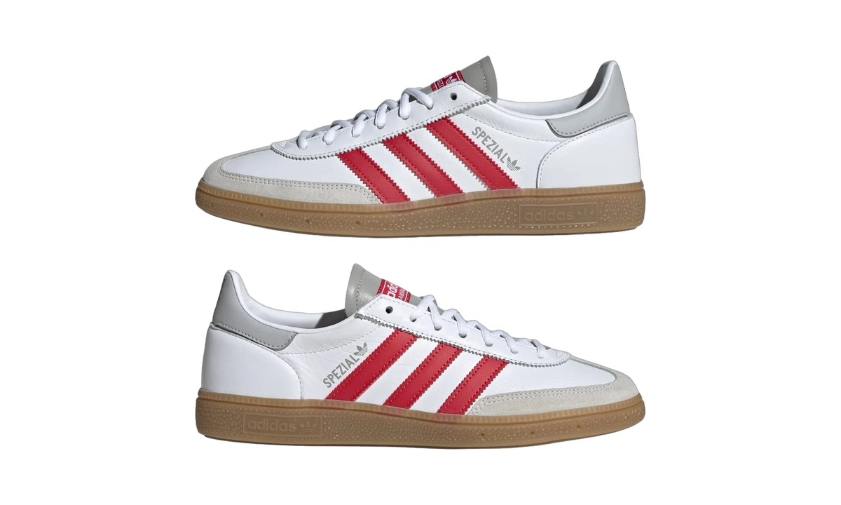 Overkicks - Adidas Handball Spezial Liverpool FC White Strawberry Red (KI5241) - detalle