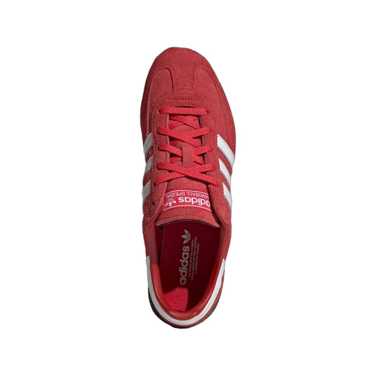 Overkicks - Adidas Handball Spezial Lo Pro Better Scarlet White (KJ3626) - vista trasera