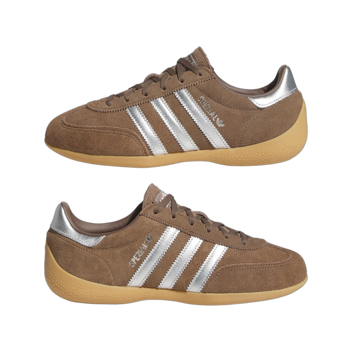 Overkicks - Adidas Handball Spezial Lo Pro Earth Strata Silver (KI3519) - detalle lateral interior