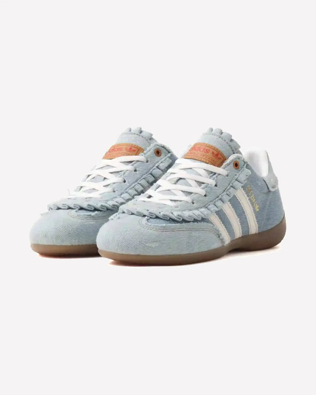 Overkicks - Adidas Handball Spezial Lo Pro LT atmos pink Denim Pack (Womens) (KJ5755) - imagen 2