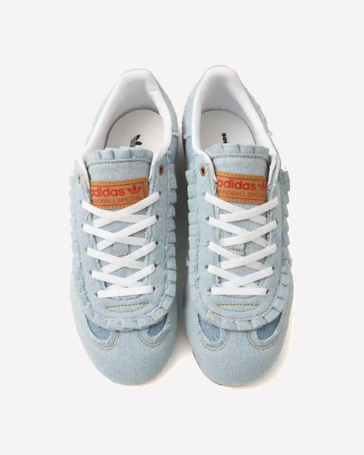 Overkicks - Adidas Handball Spezial Lo Pro LT atmos pink Denim Pack (Womens) (KJ5755) - imagen 4