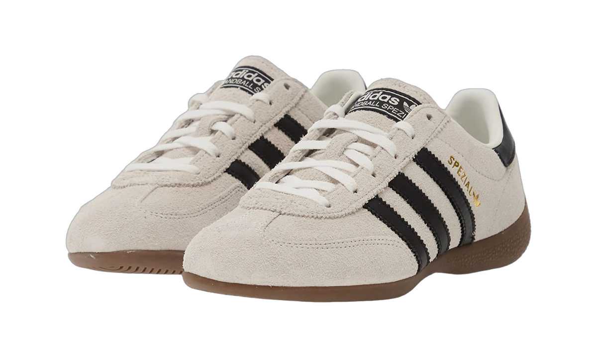 Overkicks - Adidas Handball Spezial Lo Pro White Core Black (KJ3628) - detalle talón
