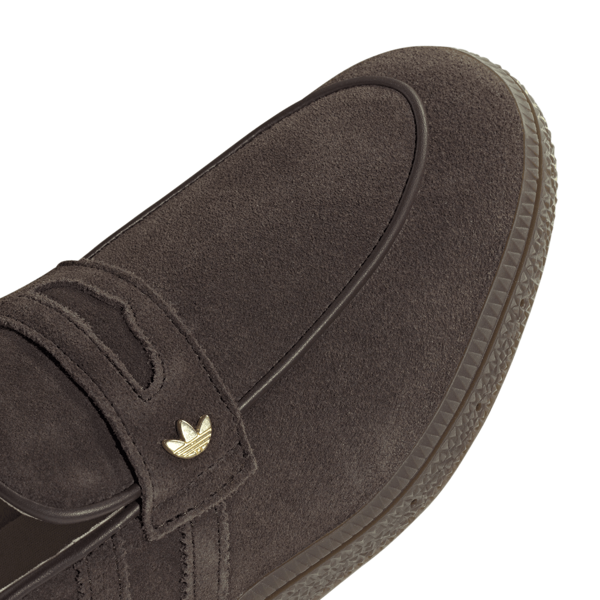 Overkicks - Adidas Handball Spezial Loafer Aurora Cocoa Gum (KJ2533) - detalle lateral interior