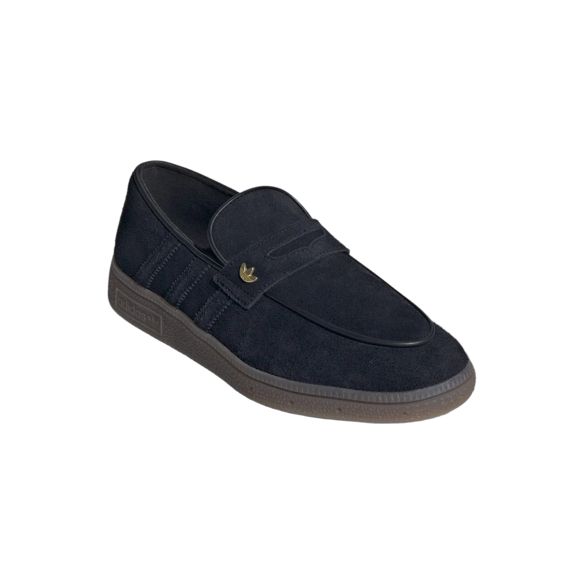 Overkicks - Adidas Handball Spezial Loafer Black Gum (KJ0641) - detalle suela