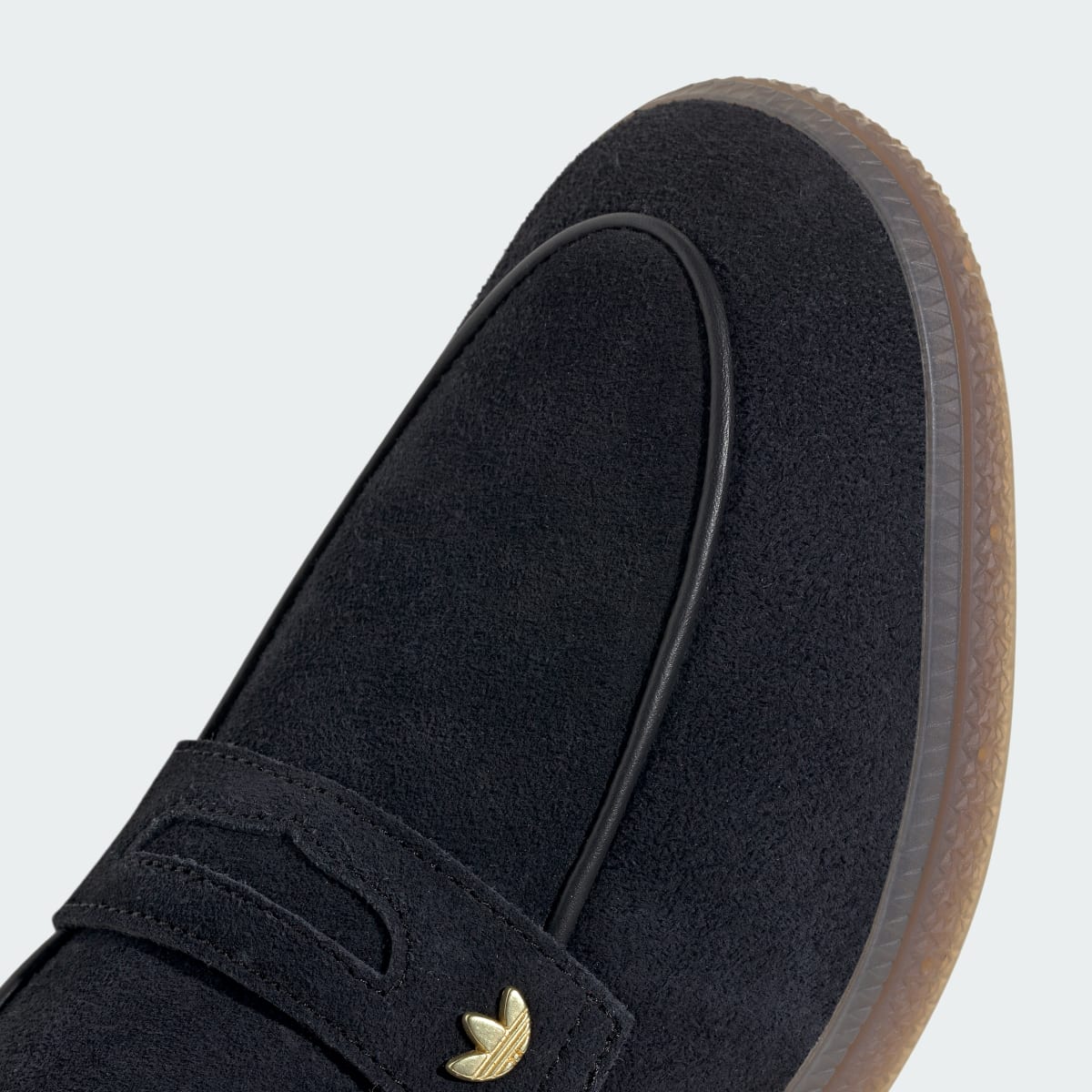 Overkicks - Adidas Handball Spezial Loafer Black Gum (KJ0641) - detalle