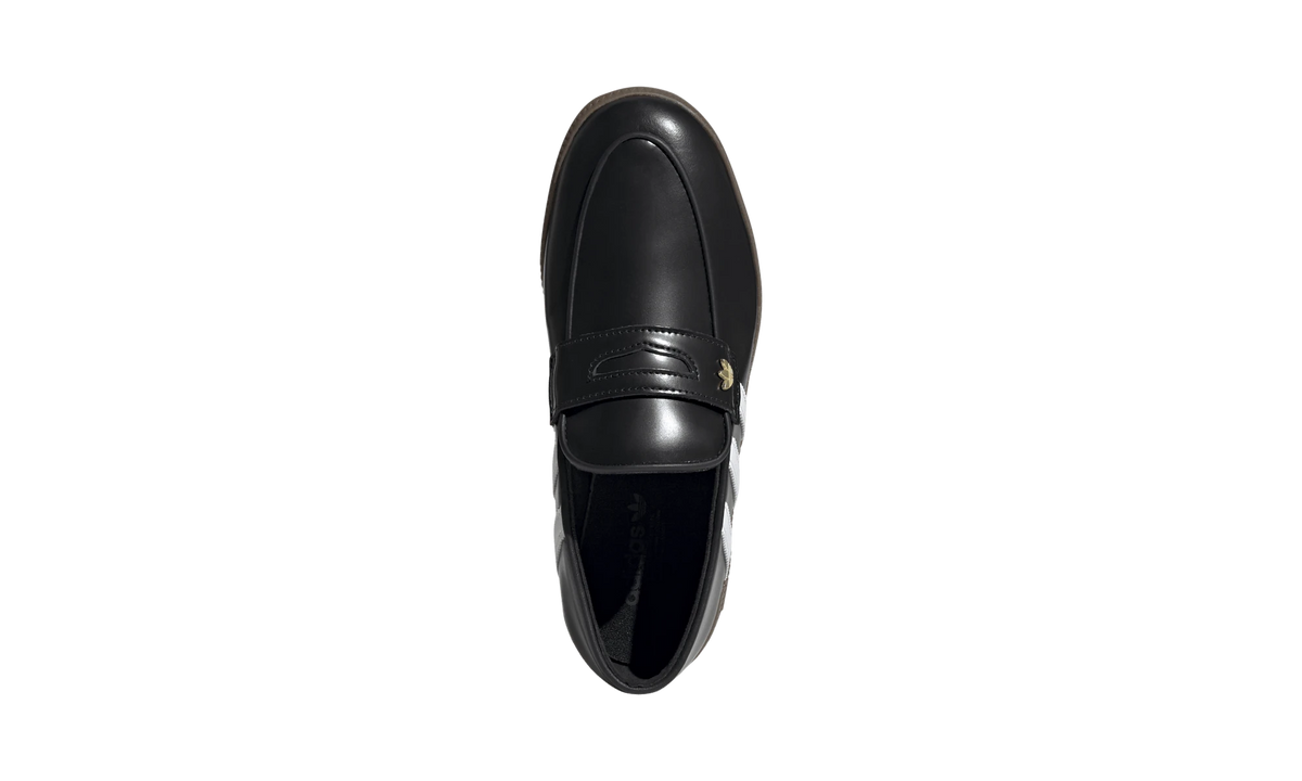 Overkicks - Adidas Handball Spezial Loafer Black White Gum (KK2786) - par completo