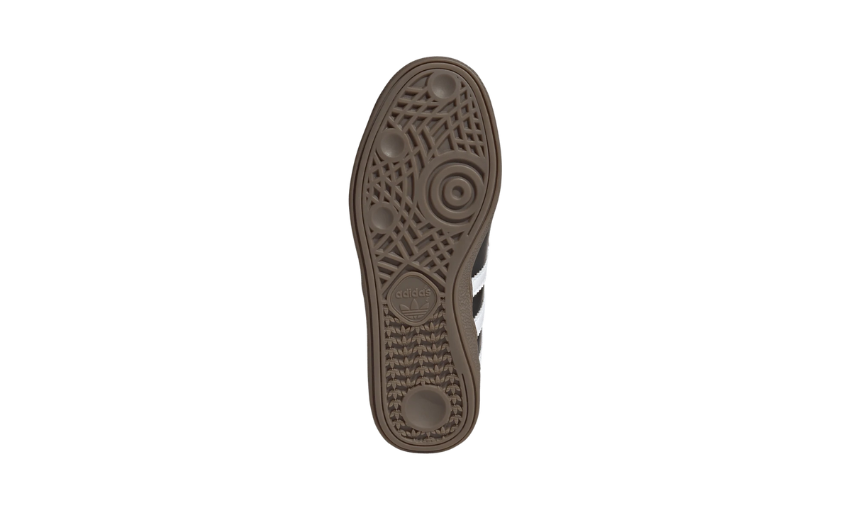 Overkicks - Adidas Handball Spezial Loafer Black White Gum (KK2786) - detalle suela