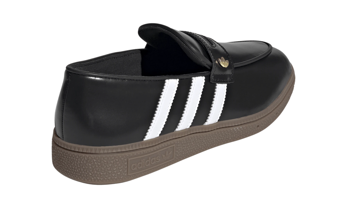 Overkicks - Adidas Handball Spezial Loafer Black White Gum (KK2786) - vista superior
