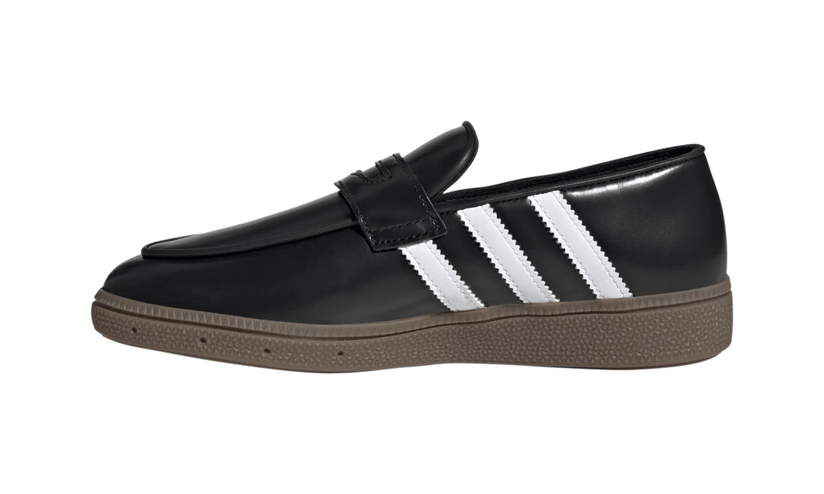 Overkicks - Adidas Handball Spezial Loafer Black White Gum (KK2786) - detalle talón