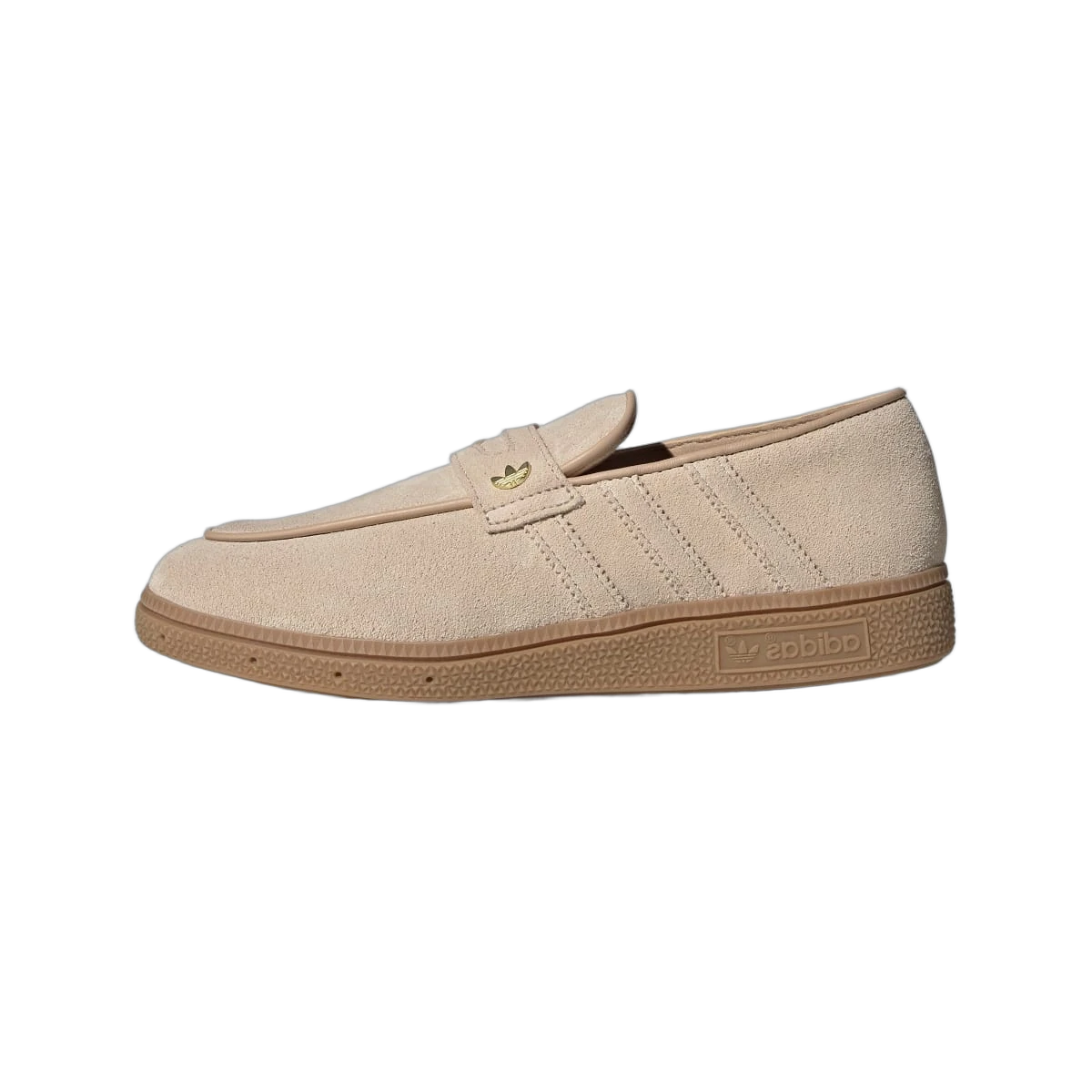 Overkicks - Adidas Handball Spezial Loafer Magic Beige Gum (KJ0639) - vista lateral