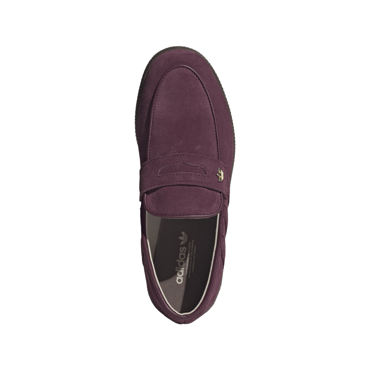 Overkicks - Adidas Handball Spezial Loafer Maroon Gum (KK2780) - par completo