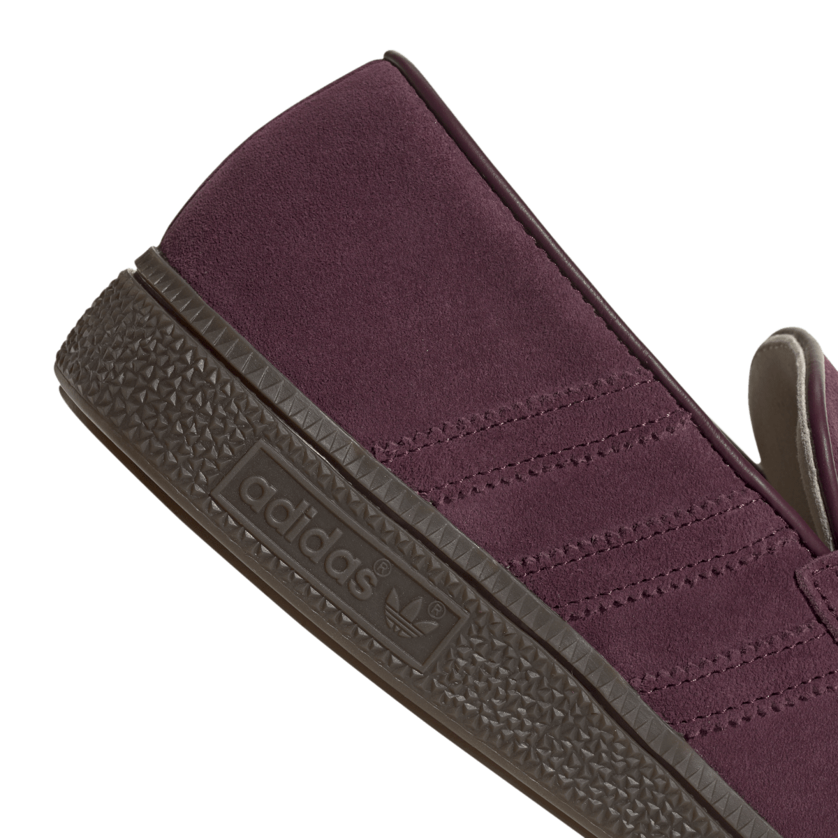 Overkicks - Adidas Handball Spezial Loafer Maroon Gum (KK2780) - detalle