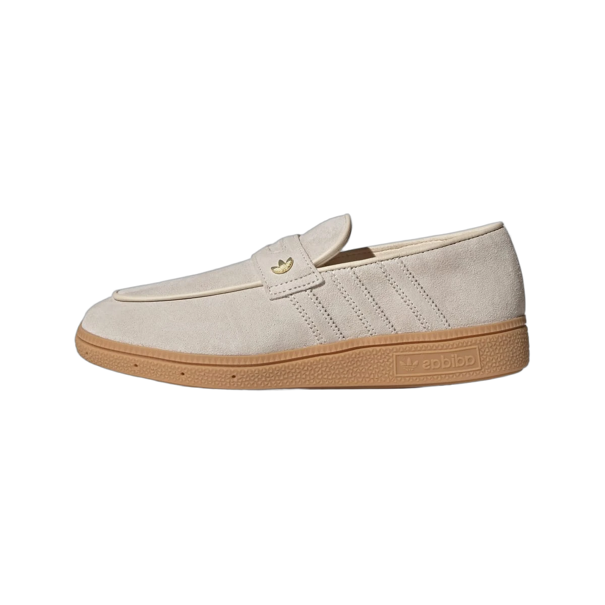 Overkicks - Adidas Handball Spezial Loafer Wonder White Gum (KJ0640) - vista lateral