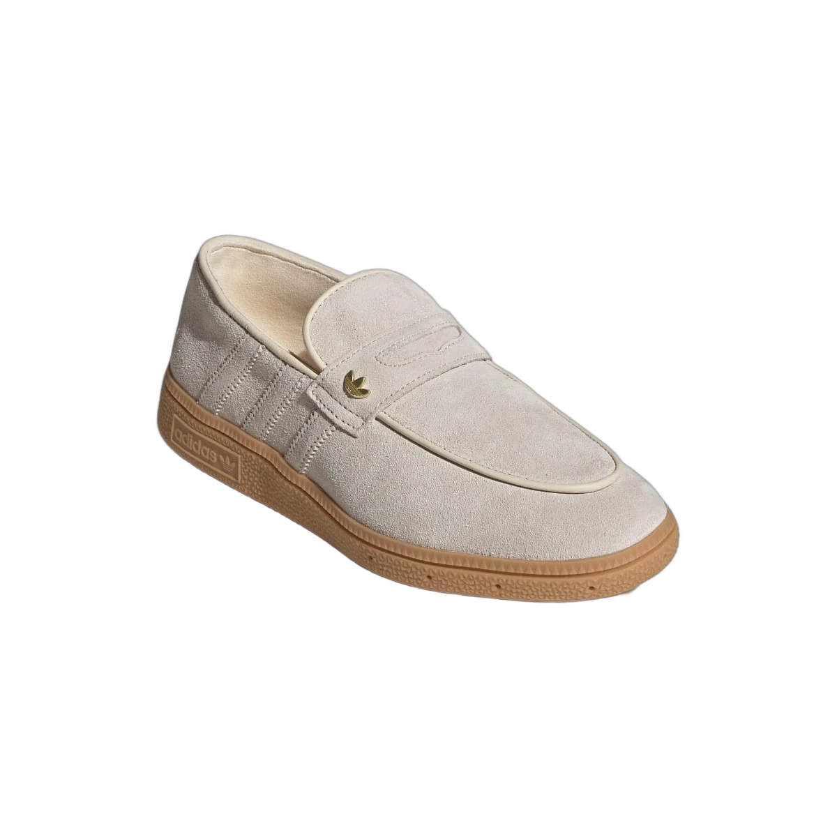 Overkicks - Adidas Handball Spezial Loafer Wonder White Gum (KJ0640) - detalle suela