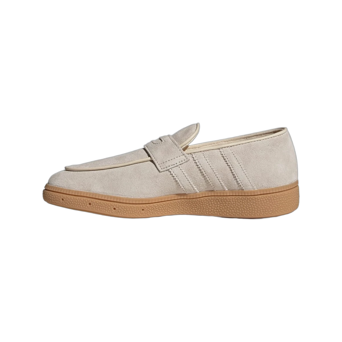 Overkicks - Adidas Handball Spezial Loafer Wonder White Gum (KJ0640) - detalle talón