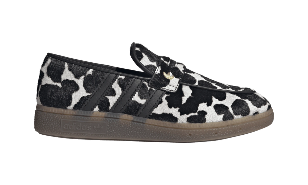 Overkicks - Adidas Handball Spezial Loafers Cow Print (KK0921) - vista lateral
