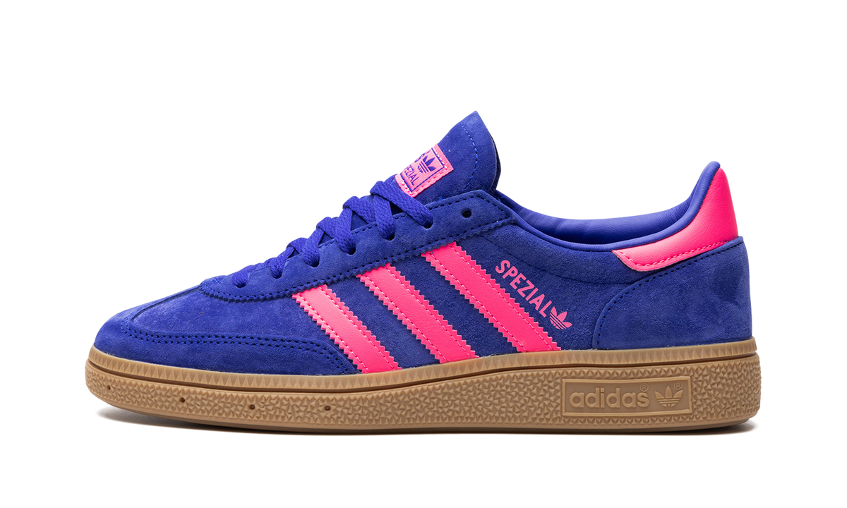 Overkicks - Adidas Handball Spezial Lucid Blue Lucid Pink (IH5373) - vista lateral