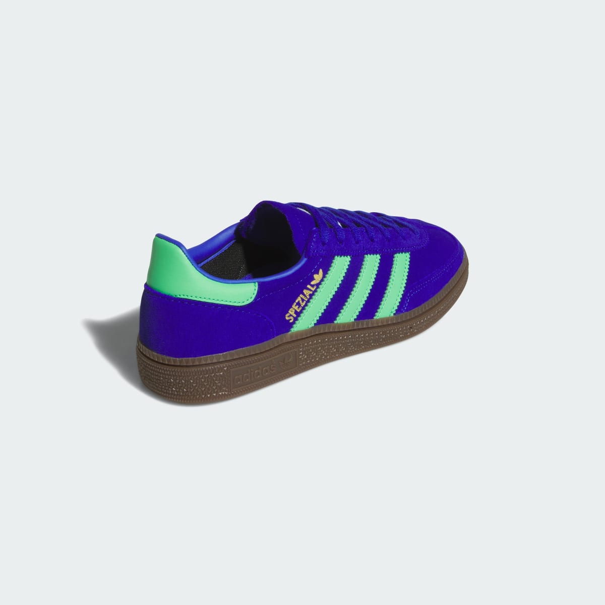 Overkicks - Adidas Handball Spezial Lucid Blue Semi Screaming Green (GS) (JP9555) - imagen 5