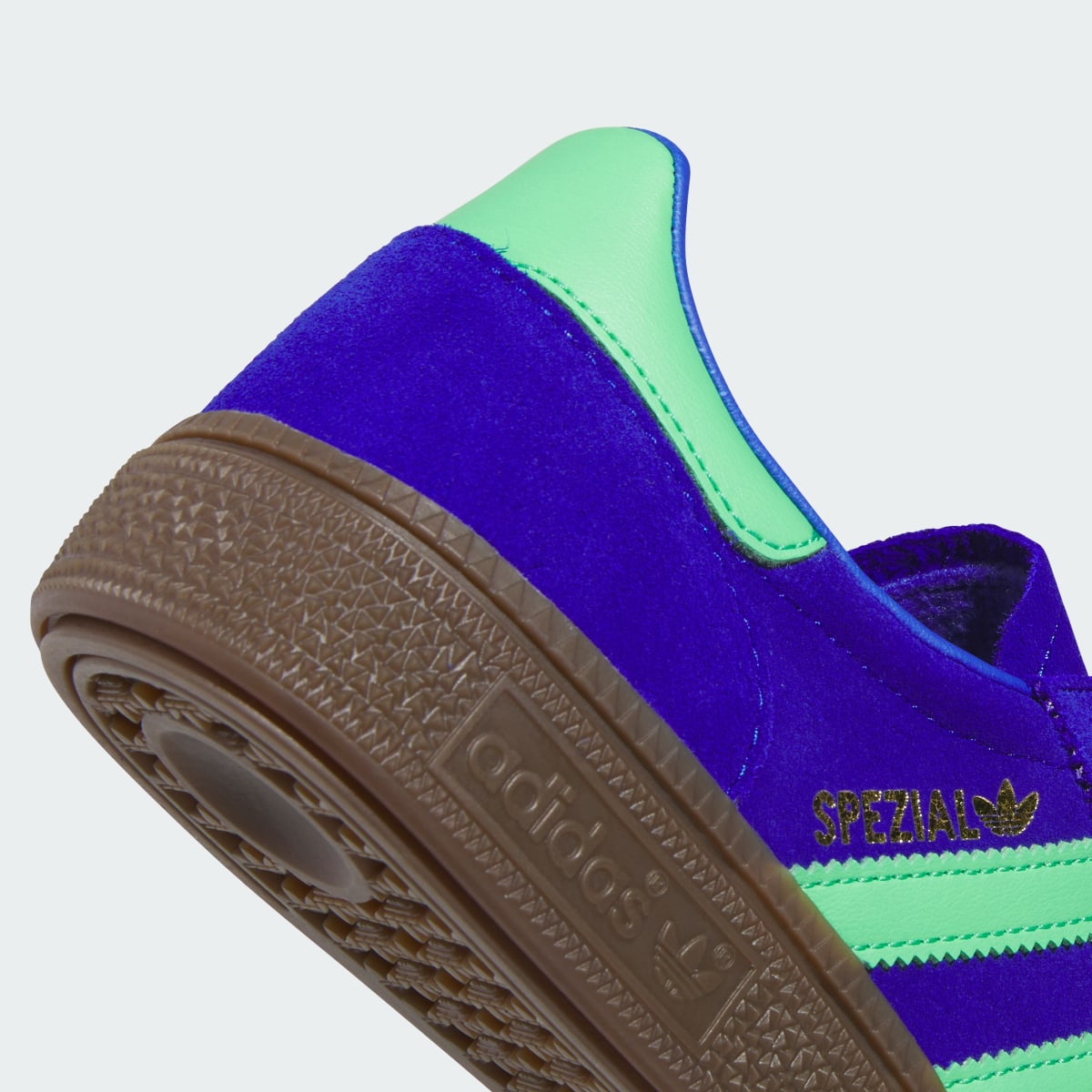 Overkicks - Adidas Handball Spezial Lucid Blue Semi Screaming Green (GS) (JP9555) - imagen 8