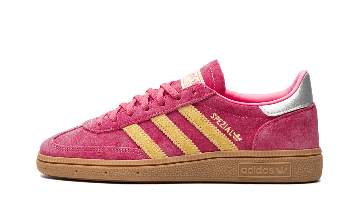 Overkicks - Adidas Handball Spezial Lucid Pink Almost Yellow (JI1407) - vista lateral