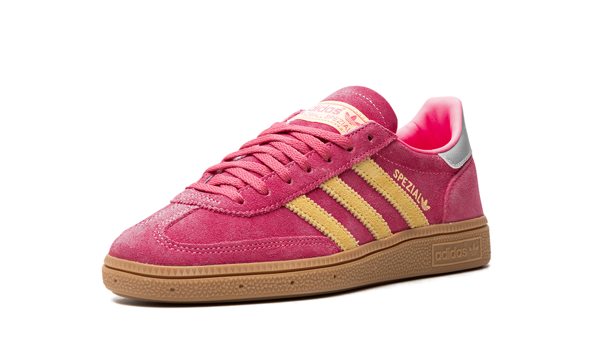 Overkicks - Adidas Handball Spezial Lucid Pink Almost Yellow (JI1407) - detalle suela
